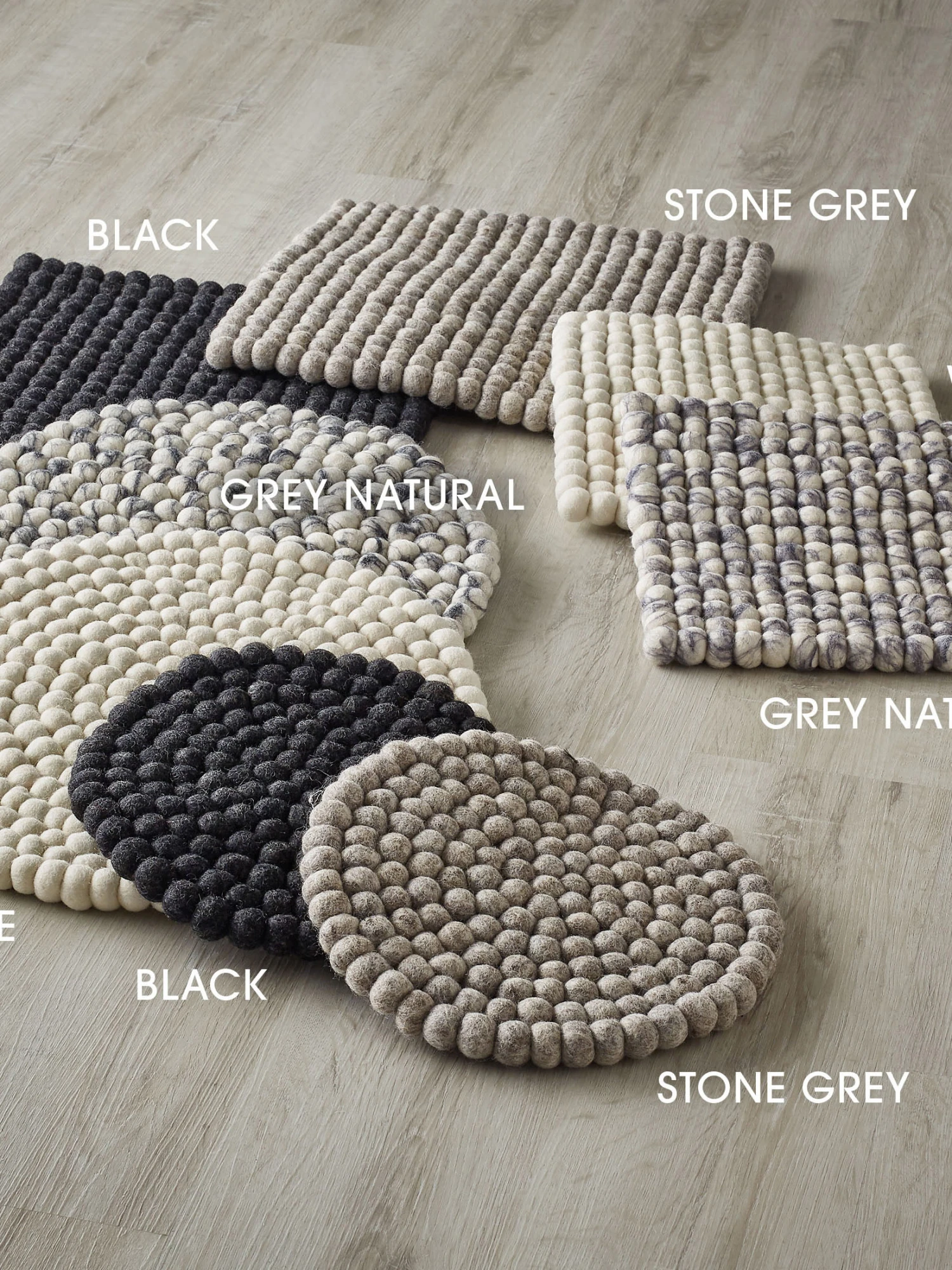 Topfuntersetzer, Grey Natural 4 Topfuntersetzer, Grey Natural - Image 2