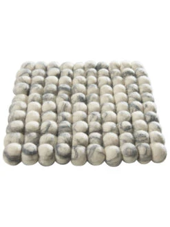 Topfuntersetzer, Grey Natural 8 Topfuntersetzer, Grey Natural -Teppiche Verkaufe Liesta Filzkugel Untersetzer grau GreyNatural 20x20 fper