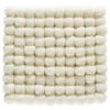 Topfuntersetzer, White -Teppiche Verkaufe Liesta Filzkugel Untersetzer weiss White 20x20 pla