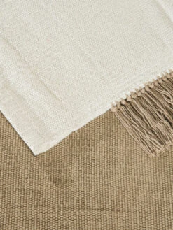 Flachgewebe-Teppich, Beige-Weiss -Teppiche Verkaufe Listrup FlachgewebeTeppich Braun BeigeWeiss 170x240 wel