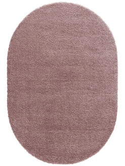 Uni-Teppich, Beere -Teppiche Verkaufe Lounge Hochflorteppich Lila Beere 160x230oval pla