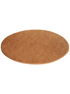 Hochflor-Teppich, Cognac -Teppiche Verkaufe Lounge Langflorteppich Terracotta Cognac 200rund sper