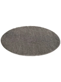 Hochflor-Teppich, Grau 8 Hochflor-Teppich, Grau -Teppiche Verkaufe Lounge UniTeppich Grau 200rund fper