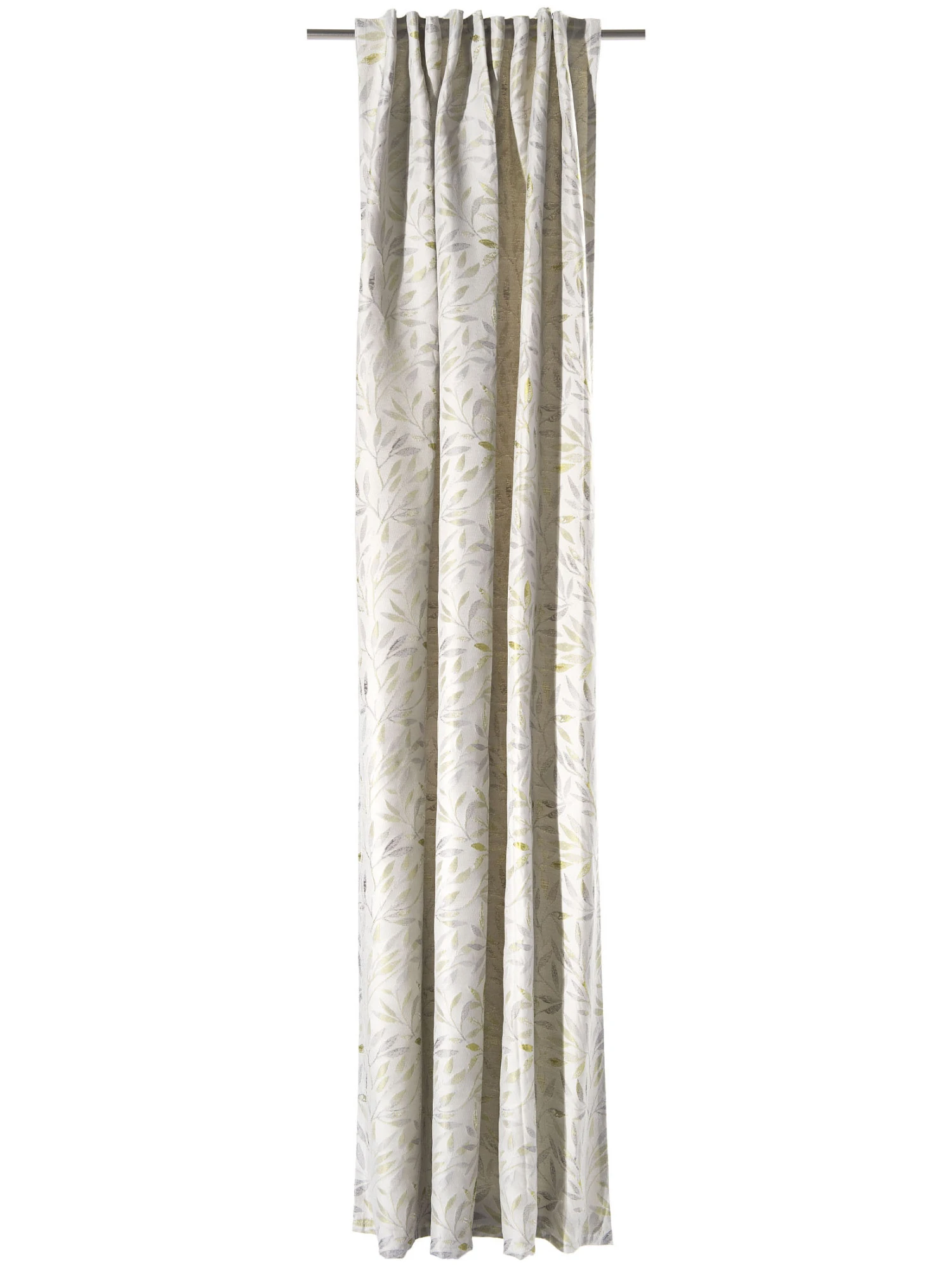 Vorhang Mit Gardinenband, Lindgrün 4 Vorhang Mit Gardinenband, Lindgrün - Image 2