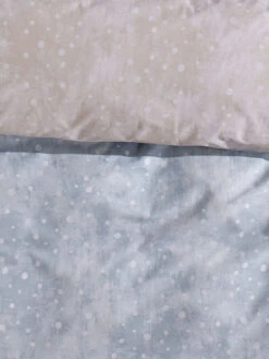 Bettwäsche, Creme/Hellblau -Teppiche Verkaufe Lumi Bettwaesche Blau CremeHell 135x200 lup