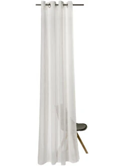 Ösenschal, Weiss -Teppiche Verkaufe Madox Gardine Oesenschal Weiss 140x245 pla2