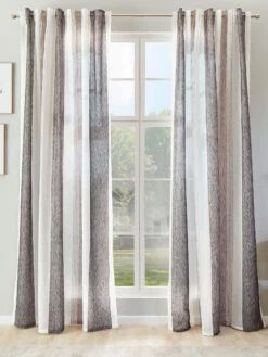 Vorhang Mit Gardinenband, Anthrazit