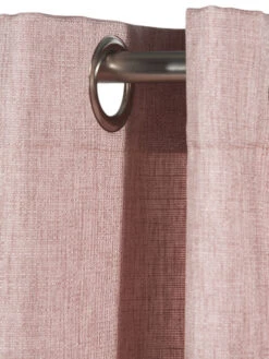 Ösenschal, Rose -Teppiche Verkaufe Malia Gardine Oesenschal Rosa Rose 140x245 lup1