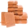 Vorteilspaket 8 Teilig, Apricot -Teppiche Verkaufe Malibu 8erSet Hellorange Apricot Set per 205262