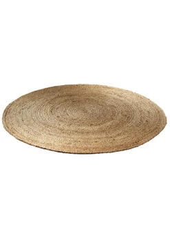 Jute-Teppich, Dunkelbeige -Teppiche Verkaufe Manacor JuteTeppich Beige Dunkelbeige 150rund fper