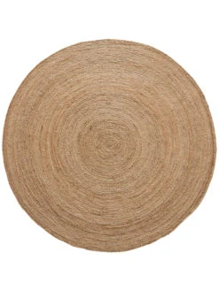 Jute-Teppich, Dunkelbeige -Teppiche Verkaufe Manacor Juteteppich beige rund pla