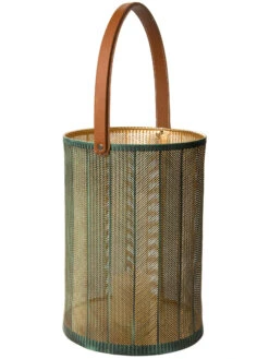 Laterne, Grün/Gold -Teppiche Verkaufe Maribel Laterne gruen GruenGold 25x25x35 per3