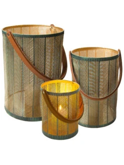 Laterne, Grün/Gold -Teppiche Verkaufe Maribel Laterne gruen GruenGold Serie per