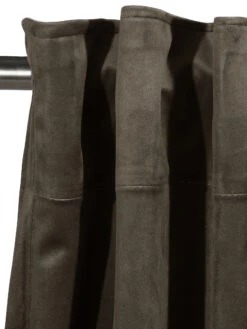 Vorhang Mit Gardinenband, Taupe -Teppiche Verkaufe Marilana Gardine verdeckteSchlaufe Grau Taupe 140x245 lup1