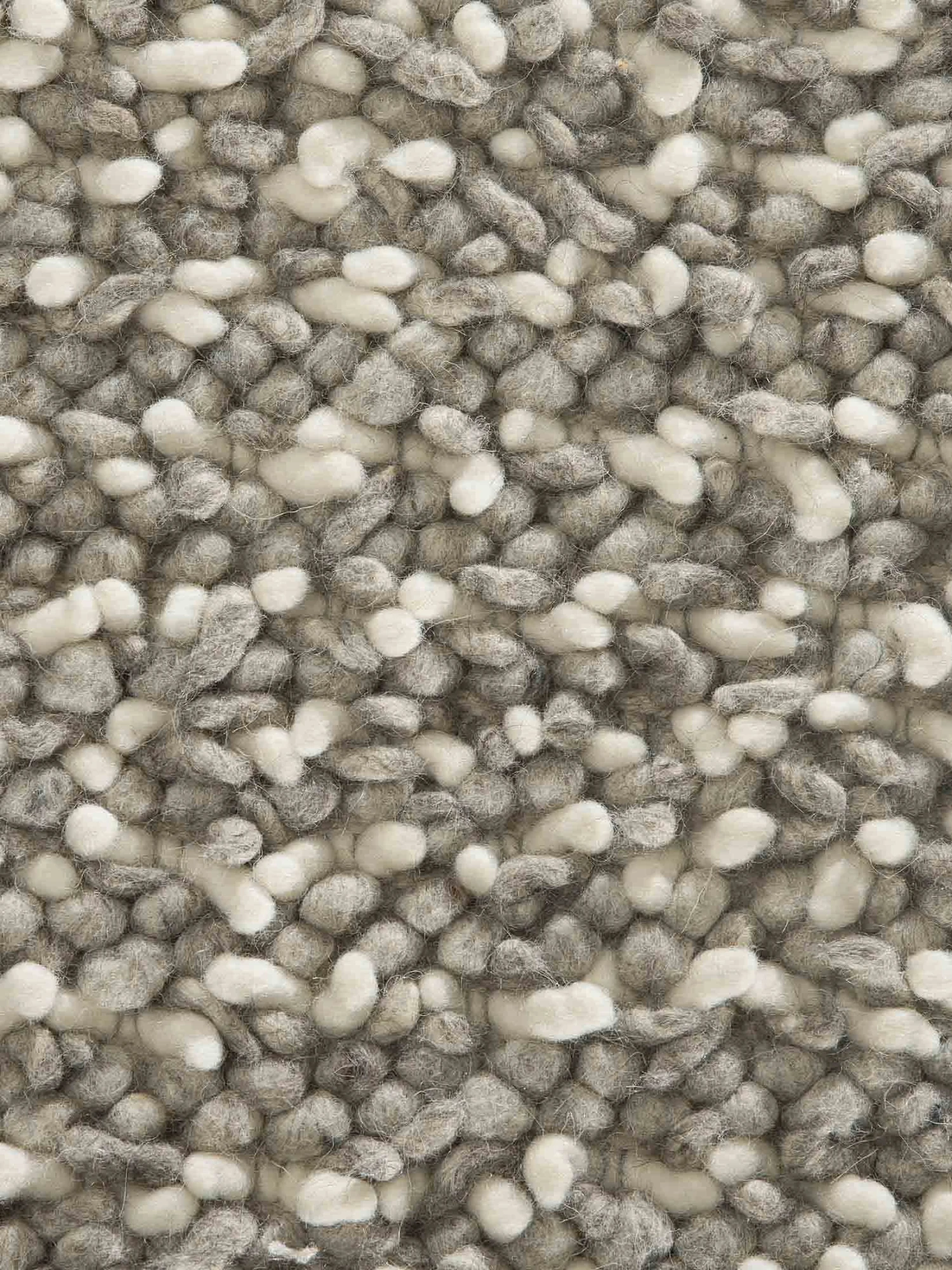 Woll-Teppich, Grey/White 7 Woll-Teppich, Grey/White - Image 5