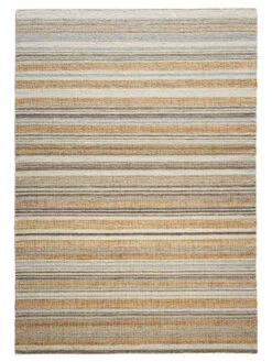 Baumwoll-Teppich, Sand Stripes -Teppiche Verkaufe Miana FlachgewebeTeppich Beige SandStripes 200x300 pla