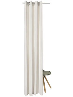 Ösenschal, Offwhite 9 Ösenschal, Offwhite -Teppiche Verkaufe Milla Gardine Oesenschal creme Offwhite 140x245 pla2