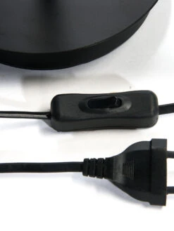 Tischleuchte, Black -Teppiche Verkaufe Minimalist Tischleuchte Schwarz Black 25x25x44 lup2