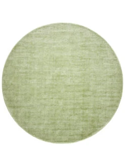 Viskose-Teppich, Olive -Teppiche Verkaufe Miramar UniTeppich Gruen Olive 200rund pla