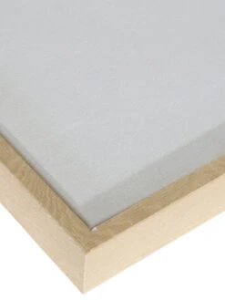 Leinwand-Druck-gerahmt, Weiss/Beige -Teppiche Verkaufe Misuna Leinwandbild Weiss WeissBeige 50x70 lup2
