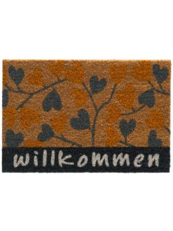 Fußmatte, Willkommen -Teppiche Verkaufe MyGarden Fussmatte Braun Willkommen 40x60 pla