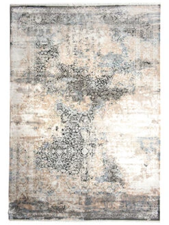 Vintage-Teppich, Vintage Black -Teppiche Verkaufe Neraida Vintageteppich grau schwarz 200x290 pla