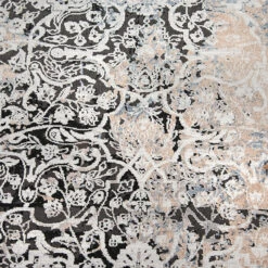 Vintage-Teppich, Vintage Black -Teppiche Verkaufe Neraida Vintageteppich grau schwarz lup2