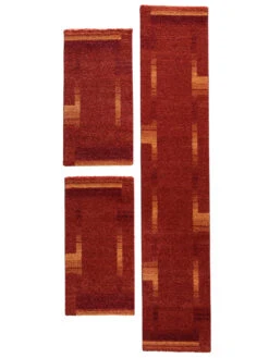 Moderner Teppich, Rot