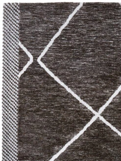 Moderner Teppich, Charcoal -Teppiche Verkaufe Nikkala ModernerTeppich SchwarzWeiss Charcoal 170x240 lup