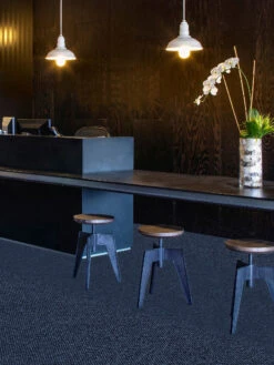 Schlingen-Teppichboden, Blau 78