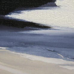 Leinwand-Druck-handbemalt, Blau -Teppiche Verkaufe Orkan Druckgerahmt Beige Blau 50x70 lup