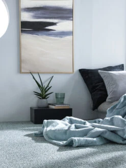 Leinwand-Druck-handbemalt, Blau