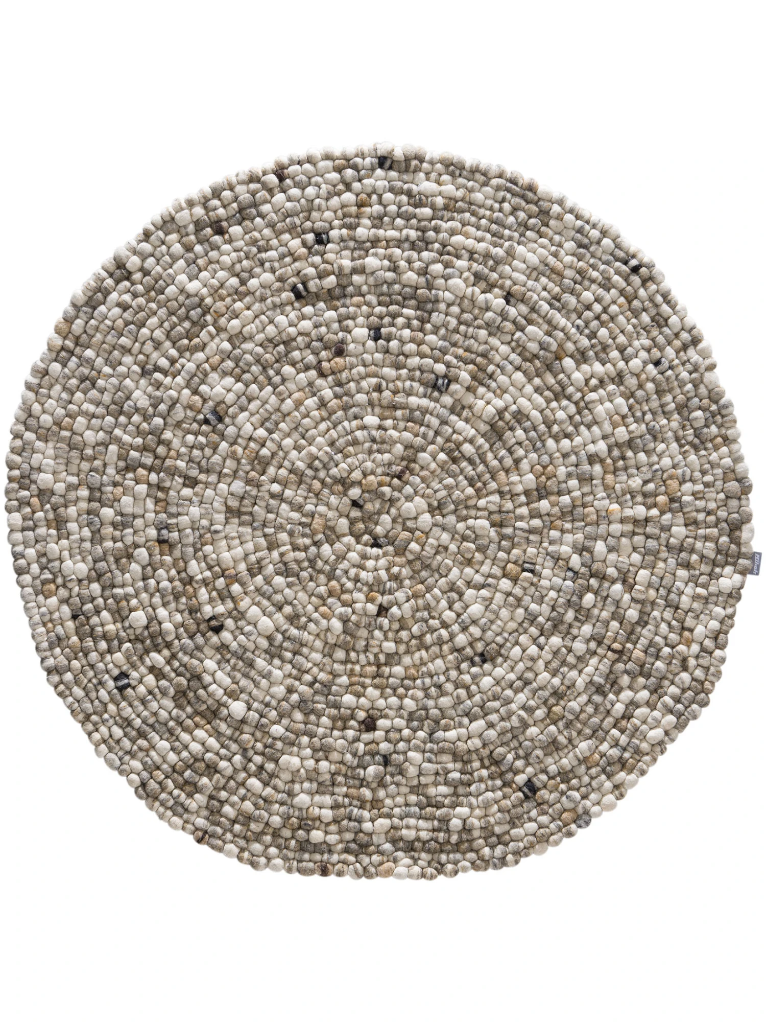 Filzkugel-Teppich, Natur 4 Filzkugel-Teppich, Natur - Image 2