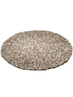 Filzkugel-Teppich, Natur 8 Filzkugel-Teppich, Natur -Teppiche Verkaufe Oviedo Filzkugelteppich beige natur 160rund per