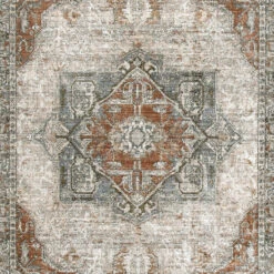 Vintage-Teppich, Kupfer -Teppiche Verkaufe Palacio Vintageteppich Terracotta Kupfer 160x230 lup2