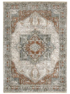 Vintage-Teppich, Kupfer -Teppiche Verkaufe Palacio Vintageteppich Terracotta Kupfer 160x230 pla2