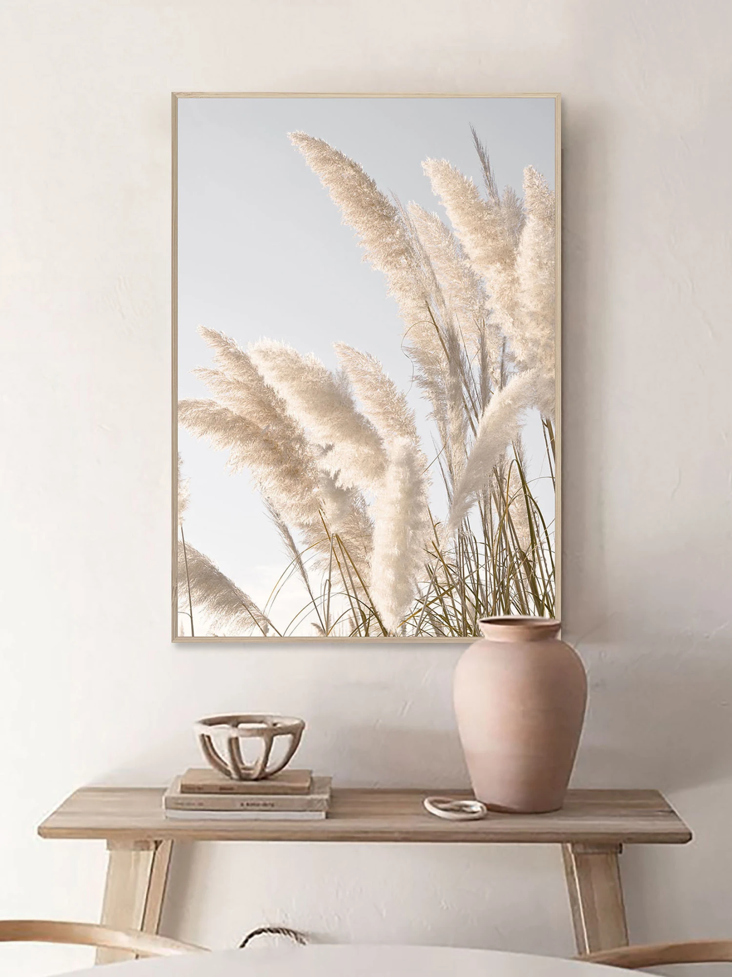 Leinwand-Druck-gerahmt, Weiss 3 Leinwand-Druck-gerahmt, Weiss