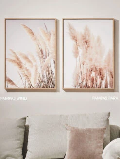 Leinwand-Druck-gerahmt, Weiss 9 Leinwand-Druck-gerahmt, Weiss -Teppiche Verkaufe PampasWind PampasPara Druckgerahmt Beige Weiss 52x72 mil2