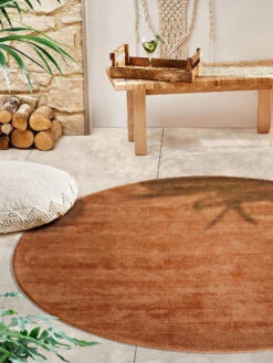 Viskose-Teppich, Rust