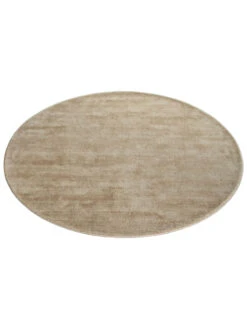 Viskose-Teppich, Sand -Teppiche Verkaufe Piemonte UniTeppich Beige Sand 150rund fper