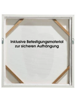 Druck Gerahmt, Orange/Weiss -Teppiche Verkaufe Polly Druckgerahmt Orange OrangeWeiss 63x63 ruk