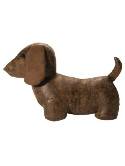 Figur, Braun -Teppiche Verkaufe Puppy Tuerstopper Braun 15x35x22 per2
