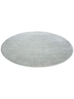 Woll-Teppich, Hellgrau 6 Woll-Teppich, Hellgrau -Teppiche Verkaufe Puri NepalTeppich Grau Hellgrau 200rund fper