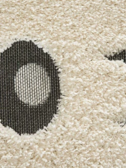 Kinder-Teppich, Hellgrau -Teppiche Verkaufe Quagga KinderTeppich Grau Hellgrau 120rund lup2