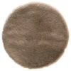 Sitzauflage, Cappuccino -Teppiche Verkaufe Ranua Kunstfell Sitzkissen Braun Cappuccino 50rund pla