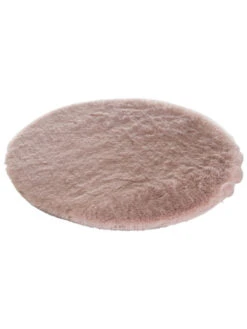 Sitzauflage, Rose 6 Sitzauflage, Rose -Teppiche Verkaufe Ranua Kunstfell Sitzkissen Rosa Rose 35rund fper