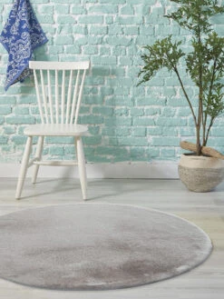 Kunstfell-Teppich, Silver