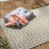 In-/Outdoor-Teppich, Sand -Teppiche Verkaufe Regenerate Outdoor Teppich Beige Sand 160x230 mil