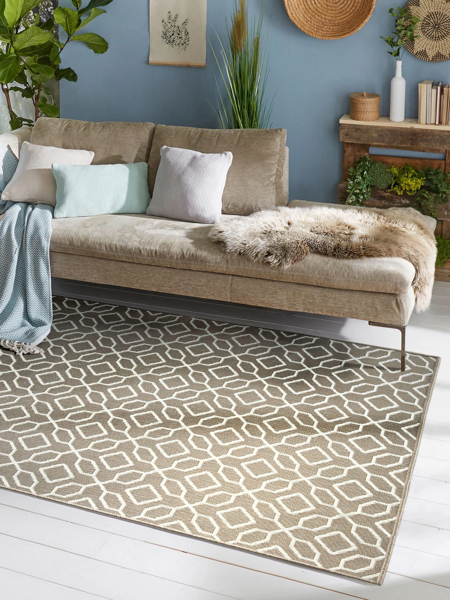 In-/Outdoor-Teppich, Sand 4 In-/Outdoor-Teppich, Sand - Image 2