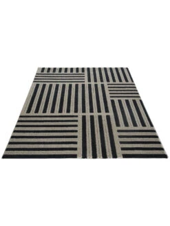 Moderner Teppich, Black/White -Teppiche Verkaufe Rieseby ModernerTeppich Weiss BlackWhite 160x230 fper